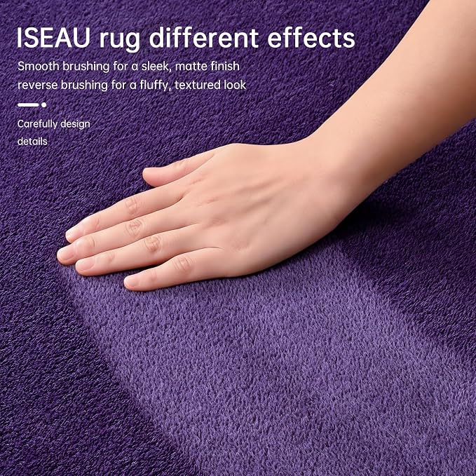 ISEAU 6x9 Rug for Living Room, Soft Memory Foam Carpet - Image 3