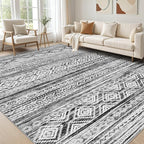 cotiled 6x8 Area Rugs Living Room Rug: Washable Boho Rugs by COTILED