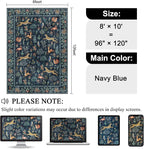 DUKINO 8x10 Rug, Washable Animal Living Room Rug - Image 2