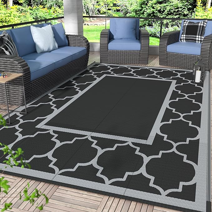 GENIMO Outdoor Rug 9' x 12' Waterproof by GENIMO