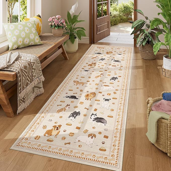 DUKINO 2.6x8 Washable Runner Rug - Image 2