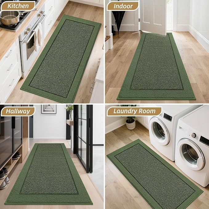 BEQHAUSE Indoor Door Mat 20" x 48", Dirt Trapper Door Mats Non-Slip Entryway - Image 8