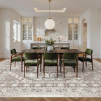 befbee 9x12 Area Rug, Ultra-Thin Washable Rugs - Image 7