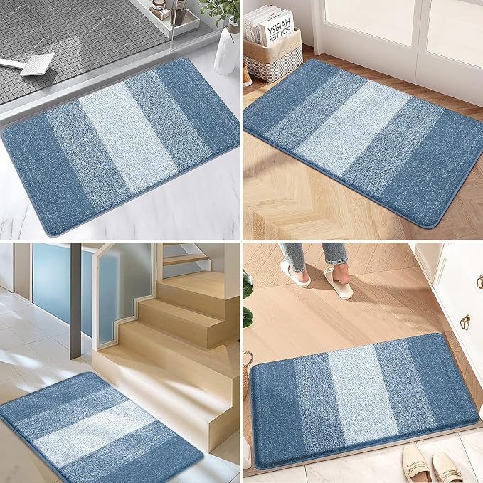 Kitinjoy Indoor Outdoor Door Mat, 54x24 Non-Slip Absorbent Dirt Trapper - Image 6