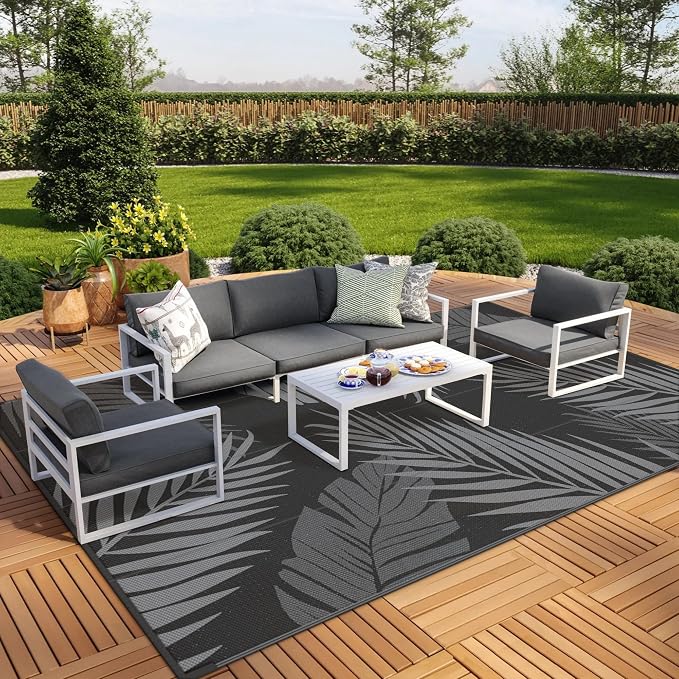 GENIMO Outdoor Rug 10' x 14' Waterproof - Image 4