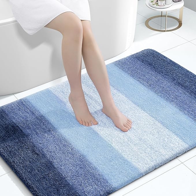 OLANLY Large Bathroom Rugs Mat 44x32, Extra Soft Absorbent Microfiber Bath Rugs by OLANLY