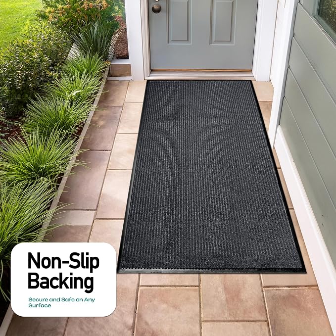 MaxMat® Extra Large Commercial Door Mat, Rubber Border Heavy Duty Door Mat - Image 5