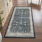 Rug for Hallways Kitchen Rug 3x7 Ashen, Non Slip Washable Rugs - Image 5