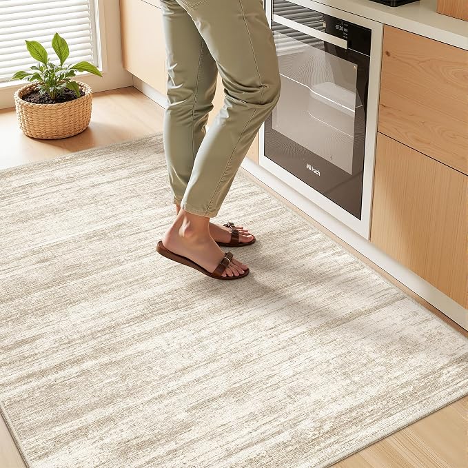 3x4 Washable Area Rug for Entryway, Soft Kitchen Rugs Non Slip for Dining Room - Image 5