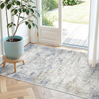 2x4 Washable Rug Runner for Bathroom, Soft Entryway Rug for Laundry Room by Restydon