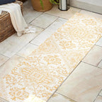 JONATHAN Y Boho Medallion Indoor Outdoor Runner Rug 2X8 Cream/Yellow, Estrella - Image 3