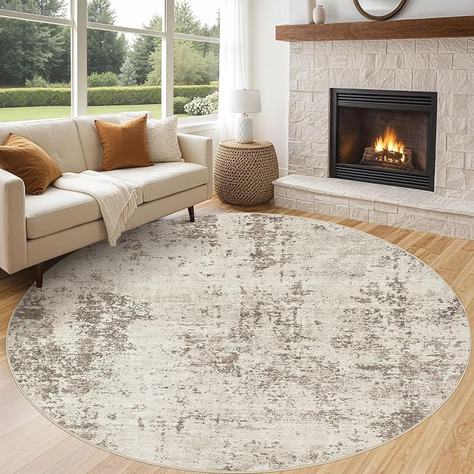 UERMEI 8ft Round Area Rug Living Room Rugs - Image 2