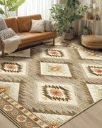 BESTSWEETIE Area Rug 10x14 Rug Machine Washable Non-Slip Low Pile Print Pattern - Image 8