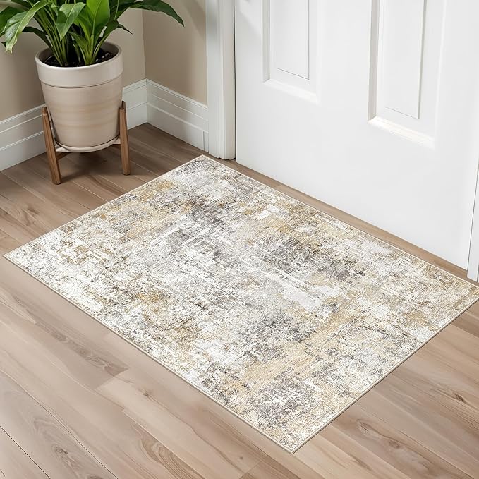 2x3 Washable Non-Slip Area Rug by ZHXXUJ
