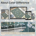 Soalmost Cat 5x7 Area Rugs for Living Room, Machine Washable Animal Floral - Image 8