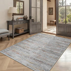 4x6 Rug - Stain Resistant Abstract Washable Rugs, Anti Slip Area Rugs by Unknown