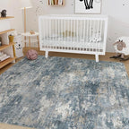 Nakagishi 10x12 Area Rugs Living Room: Washable Abstract Large Neutral Soft Rug - Image 7