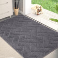 PURRUGS Dirt Trapping Door Mat 34" x 59", Non-Slip Machine Washable Entry Rug by PURRUGS