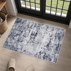 Washable Area Rug 2x3 Entryway Rug: Washable Modern Abstract Soft Thin Rug by FXRHLP