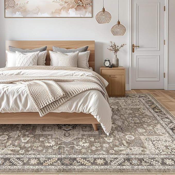Vintage Living Room Area Rug 7x10 - Image 6