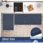 BEQHAUSE Kitchen Rugs and Mats 2PCS, Non-Slip Kitchen Mats - Image 2