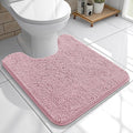 OLANLY Toilet Rugs U-Shaped 20x20, Extra Soft Absorbent Chenille Contour by OLANLY