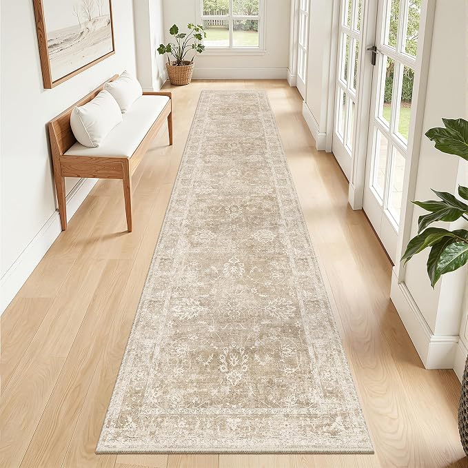Madane Runner Rug 2x12 for Hallway, Kitchen Non-Slip Runner Rug - Image 3