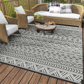 MontVoo Outdoor Rug 8x10 Waterproof Outdoor Patio Rug Mat Reverisble Plastic by MontVoo