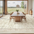 Soalmost 10x14 Area Rugs for Living Room, Non Slip Machine Washable Vintage Rugs - Image 3
