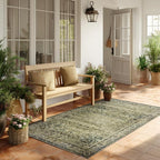 Olive and Tan Boho Front Door Mat - Image 8