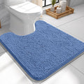 OLANLY Toilet Rugs U-Shaped 24x24, Extra Soft Absorbent Chenille Contour by OLANLY