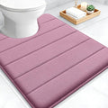 OLANLY Memory Foam Toilet Rugs U Shaped 24x20, Super Soft Absorbent Contour by OLANLY