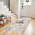 2x6 Washable Non-Slip Hallway Runner Rug – Modern Abstract Soft Carpet Runner by ZHXXUJ
