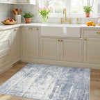 Washable 3x4 Kitchen Area Rugs: Abstract Stain-Resistant Sink Rug Non-Slip - Image 6