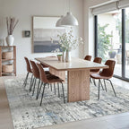 Soalmost Abstract Rug 8x10 Large Living Room Rugs Neutral Modern Washable Area - Image 3