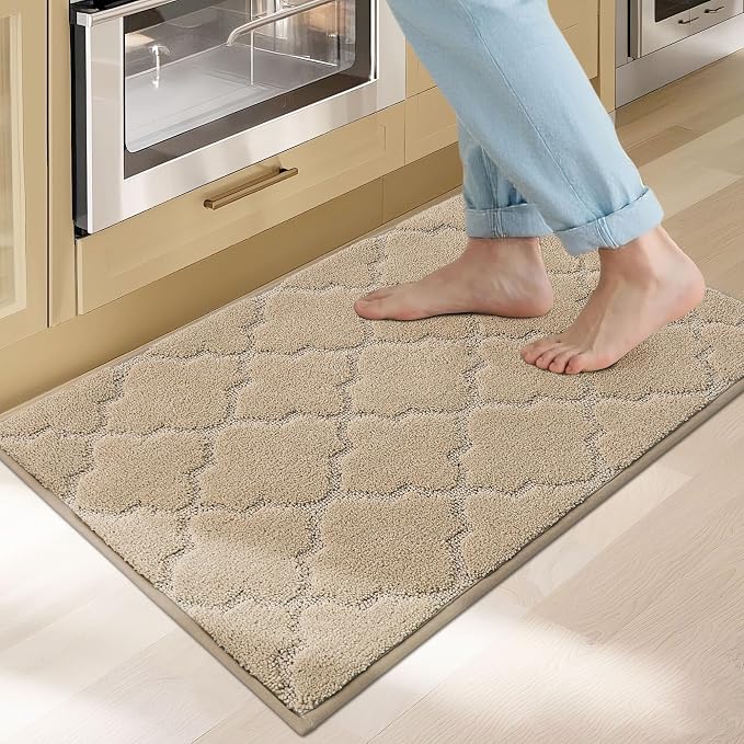 COSY HOMEER Kitchen Rugs 20"x32" Washable Non Slip Kitchen Mats by COSYHOMEER