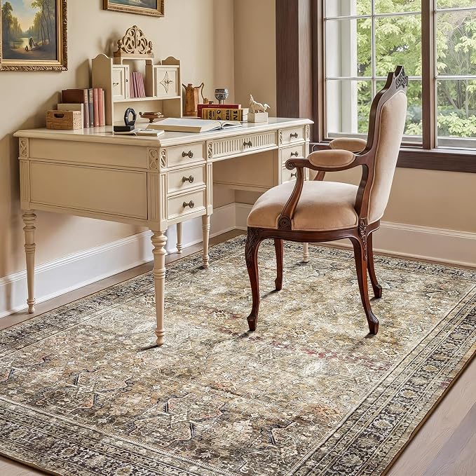 Lofus 6x9 Area Rug for Living Room, Soft Boho Carpets for Bedroom Dining Room - Image 3