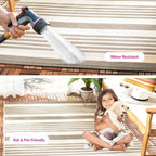 SAFAVIEH Washable Rug Outdoor Courtyard Collection - Image 11