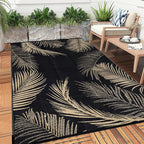 Pauwer Waterproof Outdoor Rug 6x9, Reversible Plastic Straw Patio Camping Rug - Image 7