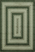 Maples Rugs Marion Bohemian Braided-Style Print Area Rug – Made in USA – Low by MaplesRugs