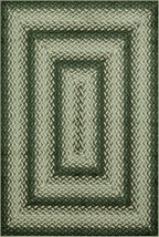 Maples Rugs Marion Bohemian Braided-Style Print Area Rug – Made in USA – Low by MaplesRugs