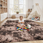 Area Rug for Living Room Bedroom: 5x7 Soft Fluffy Shag Upgrade Non-Slip High - Image 4