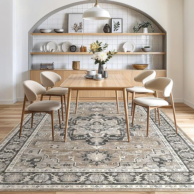 Vintage Living Room Area Rug 5x7 - Image 7
