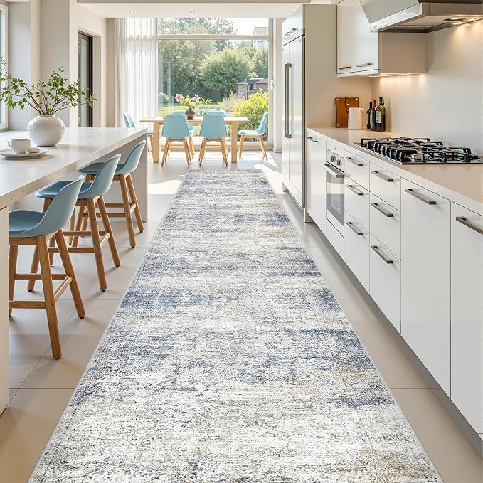 3x14 Washable Runner Rug for Hallway, Non-Slip Long Hallway Runner for Entryway - Image 3