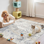 DMOYEST Square Area Rug Living Room Rugs - Image 4