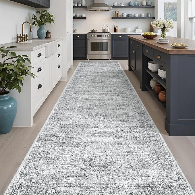 Soalmost Runner Rug 3x12 Washable Non-Slip Hallway Runner Rugs - Image 3