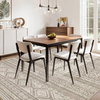 cotiled 9x12 Area Rugs Living Room Rug: Washable Boho Rugs - Image 5