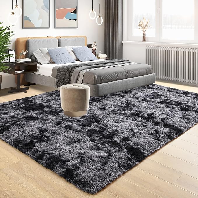 Tepook Soft Fluffy Rugs for Living Room, 5x8 Shaggy Area Rug for Bedroom - Image 2