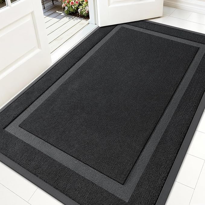 OLANLY Front Door Mat Indoor Outdoor Entrance, Waterproof All-Season, by OLANLY