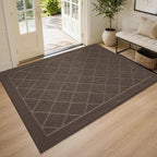 BEQHAUSE Dirt Trapper Door Mat 48" x 72", Doormat Non-Slip Entryway Rugs by BEQHAUSE